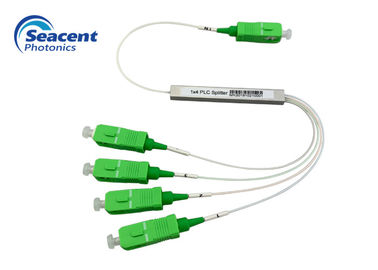 Mikro-PLC planare Art des Lichtwellen-Stromkreis-Teiler-1x4 mit SC-/APCverbindungsstücken