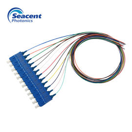 12 Farbstrahl Sc-Faser-Optikzopf UPC-Polnisches 2.0m 3.0mm mit PVC-Jacke