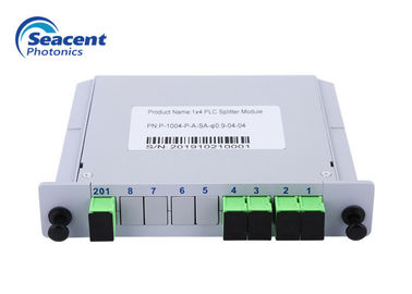 Fügen Sie Art 1x4-Kassette PLC-Teiler-passives optisches Netz-hohe Stabilität ein