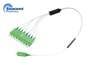 Art Faser Optikplc-Teiler-gute Kanal-Einheitlichkeit 1260-1650 Nanometer der Niederlassungs-1x8